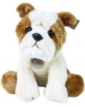 Плюшена играчка Rappa Еко приятели - Куче Булдог, седящ, 26 cm - 2t
