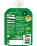 Плодова закуска Nestle Gerber Organic - Пауч с манго и дюля с кокосов мус, 80 g - 2t