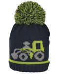 Плетена зимна шапка Sterntaler - Трактор, 55 cm, 4-6 години - 1t
