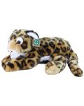 Плюшена играчка Rappa Еко приятели - Леопард, лежащ, 40 cm - 2t