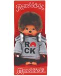 Плюшена играчка Monchhichi - Маймунка, Rock Hoodie, 20 cm - 3t