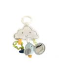 Плюшена бебешка играчка с дрънкалка Kikka Boo Clouds - 1t