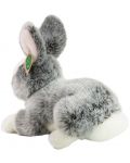 Плюшена играчка Rappa Еко приятели - Зайче с розови уши, стоящо, 23 cm - 4t
