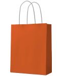 Подаръчна торба S. Cool - крафт, оранжева, L, 12 броя - 1t