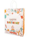 Подаръчна торбичка - Happy Birthday, XL - 1t