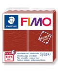 Полимерна глина Staedtler Fimo - Leather 8010, 57g, червена - 1t