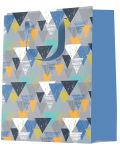 Подаръчна торба S. Cool - цветни триъгълници, М, 12 броя - 1t