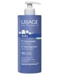 Почистващ душ-крем за бебета Uriage - С отмиване, 500 ml - 1t