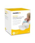 Подплънки за кърма Medela - Safe&Dry, 60 броя - 3t