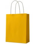 Подаръчна торба S. Cool - крафт, жълта, L, 12 броя - 1t