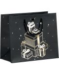 Подаръчна торбичка Giftpack - 35 x 13 x 33 cm, златно и черно - 1t