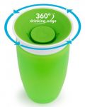 Преходна чаша Munchkin Miracle 360° - 296 ml, зелена - 2t