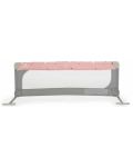 Преграда за легло Cangaroo - Лен, 130 cm, розова - 3t