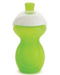 Преходна чаша с мек накрайник Munchkin - 296 ml, зелена - 1t