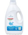 Препарат за пране Friendly Organic - За бебешки дрехи, без аромат, 2l  - 1t