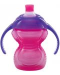 Преходна чаша с дръжки Munchkin - Click Lock, 237 ml, лилава - 1t