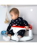 Противоплъзгаща седалка за баня и хранене BabyJem - Червена - 10t