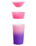 Преходна чаша Munchkin - Miracle 360° Colour Change, 255 ml, розова - 5t