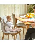 Преносимо столче за хранене BabyJem - Сиво - 3t
