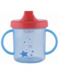 Преходна чаша с дръжки Lorelli Baby Care - 210 ml, Синя  - 1t