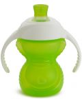 Преходна чаша с дръжки Munchkin - Click Lock, 237 ml, зелена - 1t