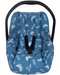 Протектор за стол за кола с предпазител за кръста Sevi Baby - Пера - 1t