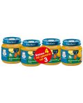 Пюре Nestle Gerber - Зеленчукова супа, 3+1 подарък х 125 g - 1t