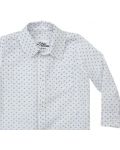 Риза Zinc - Бяла със сини драски, 92 cm - 2t