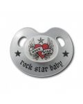Rock Star Baby Залъгалка Сърце с крила силикон, в кутийка р-р 2 - 1t