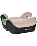 Седалка за кола Lorelli - Malibu, IsoFix, i-Size, 125-150 cm, бежова - 1t