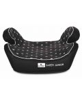 Седалка за кола Lorelli - Safety Junior Fix Anchorages, 15-36 kg, Black Crowns - 3t