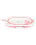 Сгъваема вана с дигитален термометър Cangaroo - Terra, pink - 4t