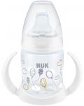 Шише NUK First Choice - С накрайник за сок, TC, РР, 150 ml, бяло - 1t