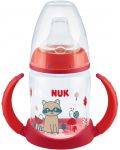 Шише NUK First Choice - С накрайник за сок, TC, РР, 150 ml, червено - 1t