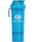 Шейкър SmartShake Slim, 500 ml, син - 1t