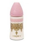 Шише за хранене Suavinex Premium - Розово, 270 ml - 1t