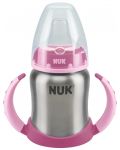 Шише от неръждаема стомана Nuk First Choice, 150 ml, розово - 1t