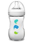 Лимитирана серия бебешко шише Philips Avent - Natural, 260 ml, кит - 1t