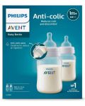 Шишета Philips Avent - Anti-Colic Classic, с биберон 1 м+, 260 ml, 2 броя - 4t