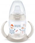 Шише за сок Nuk First Choice - Snow, 150 ml, бежово - 1t