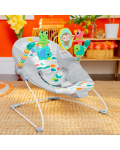 Шезлонг с музика и вибрации Bright Starts - Playful Paradise - 2t