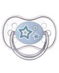Симетрична залъгалка Canpol Newborn Baby, 0-6 месеца, синя - 1t