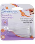 Силиконов накрайник за миене на зъби Dreambaby - 0-18 месеца - 3t