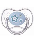 Силиконова залъгалка Canpol - Newborn Baby, 6-18 месеца, Звездa - 1t