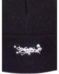 Скейтърска шапка от органичен памук Sterntaler - 55 cm, 4-6 години, черна - 3t