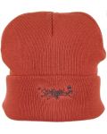 Скейтърска шапка от органичен памук Sterntaler - 55 cm, 4-6 години, червена - 1t