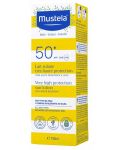 Слънцезащитен лосион Mustela - SPF 50+, 100 ml - 2t