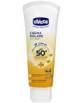Слънцезащитен крем Chicco - SPF 50+, 75 ml - 1t