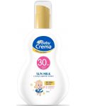 Слънцезащитно спрей мляко Baby Crema - SPF 30, 150 ml - 1t