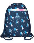 Спортна торба Cool Pack Blue Unicorn - Vert, за момиче - 1t